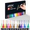 Paint Pens Paint Markers, 16 colors Oil-Based Waterproof Paint Marker Pen Set On Rock, Wood, Fabric, Metal, Plastic, Glass, Canvas, Mugs, Waterproof, DIY Craft and More